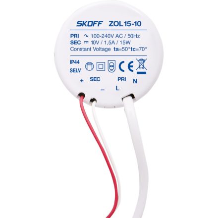 LED TÁPELLÁTÓ 10V 15W 1.5A IP20 SKOFF lépcső világításhoz