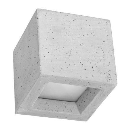 LEO G9 LED Falilámpa Kocka 12cm SOLLUX beton