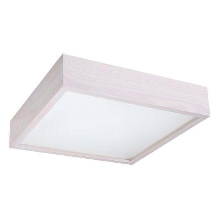 LED mennyezeti lámpa MADERA 3xE27 négyzet alakú lámpatest 38cm Sonoma SOLLUX