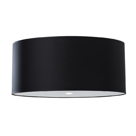 OTTO LED plafon mennyezeti lámpa 5xE27 kerek lámpatest 60cm fekete SOLLUX