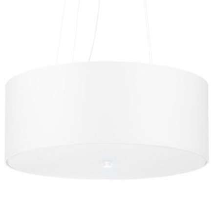 LED függő mennyezeti lámpa SKALA 6xE27 csillár 80cm fehér SOLLUX