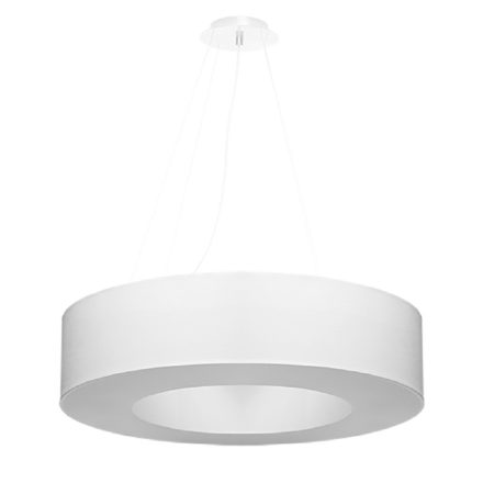 SATURNO LED függő mennyezeti lámpa 6xE27 csillár 70cm fehér SOLLUX