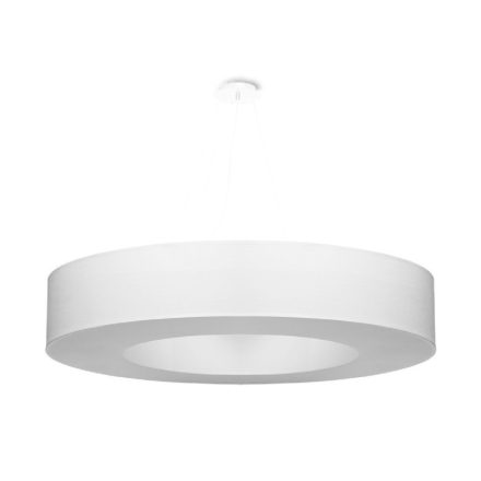 SATURNO LED függő mennyezeti lámpa 8xE27 csillár 90cm fehér SOLLUX