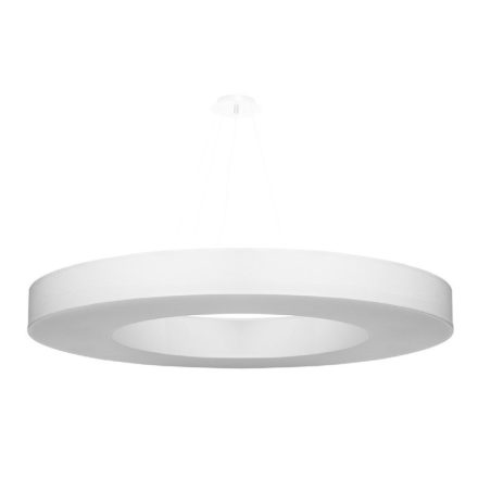 LED függő mennyezeti lámpa SATURNO SLIM 8xE27 csillár 90cm fehér SOLLUX