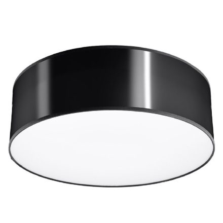 Mennyezeti lámpa LED ARENA E27 Kerek Fixture 25cm Fekete SOLLUX