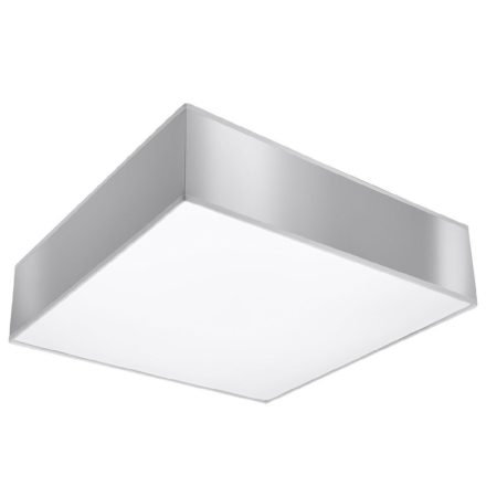 HORUS LED plafon mennyezeti lámpa 2xE27 négyzet alakú lámpatest 35cm szürke SOLLUX