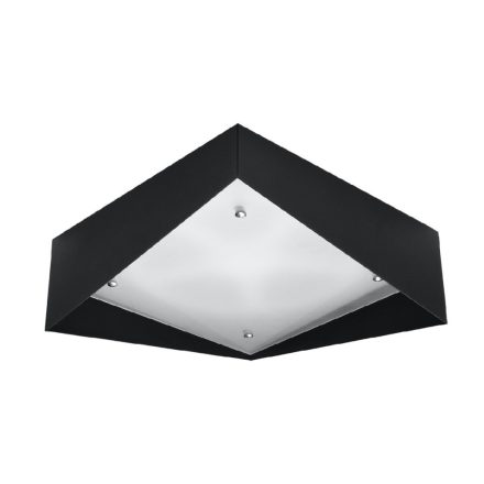 AVIOR LED Plafon mennyezeti lámpa 22W 3000K Négyzet 30cm Fekete SOLLUX