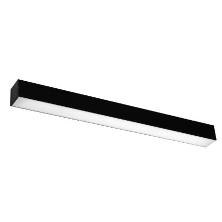 LED fali lámpa PINNE 17W 3000K lineáris fali lámpa 67cm fekete SOLLUX