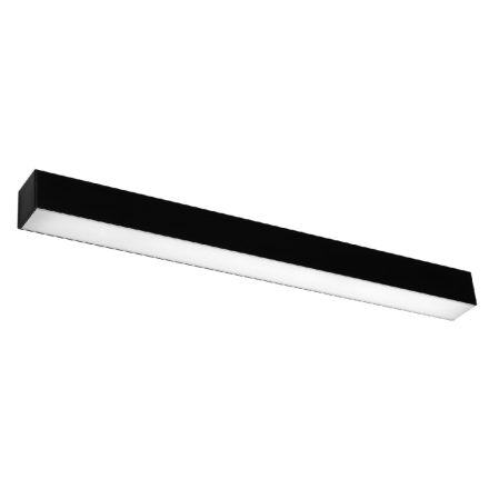 LED fali lámpa PINNE 17W 4000K lineáris fali lámpa 67cm fekete SOLLUX