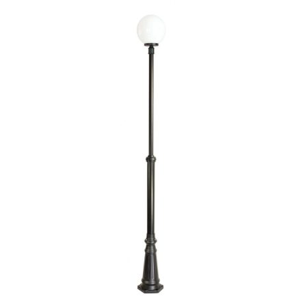 Kültéri kerti lámpaoszlop LANTERN E27 CLASSIC BALLS OGMWN 1300 175-275cm fekete Su-Ma