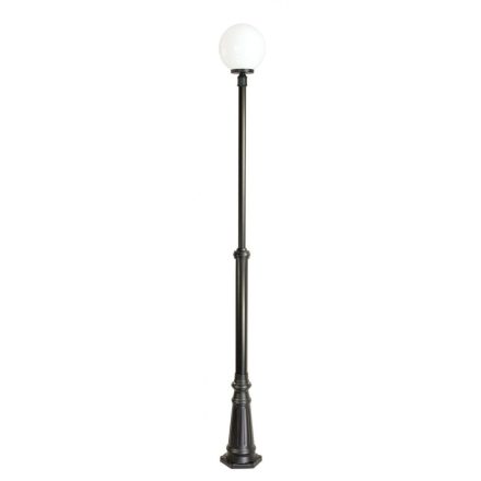 Kültéri kerti lámpaoszlop LANTERN E27 CLASSIC BALLS OGMWN 1300 175-275cm fekete Su-Ma