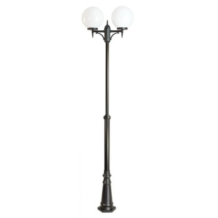 Kültéri kerti lámpaoszlop LANTERN E27 Balls Classic OGMWN 2 300 190-290cm fekete Su-Ma