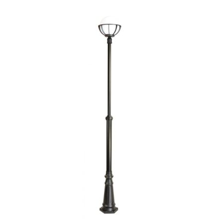 Kültéri kerti lámpaoszlop LANTERN E27 golyók kosárral 250 OGMWN 1 KPO 250 170-270cm fekete Su-Ma