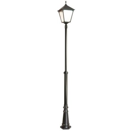 Kültéri kerti lámpaoszlop LANTERN E27 Retro Square OGMWN 1 BD KW 200-300cm fekete Su-Ma