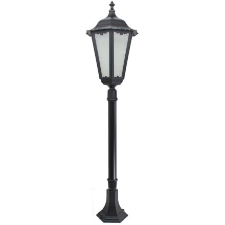 Kültéri kerti lámpaoszlop LANTERN E27 Retro Maxi K 5002/2 BD 45 120cm fekete Su-Ma