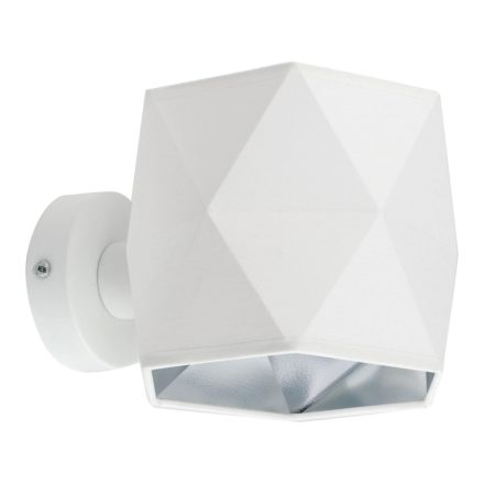 SIRO WHITE fali lámpa fehér és ezüst modern geometrikus E27 3246 TK világítás