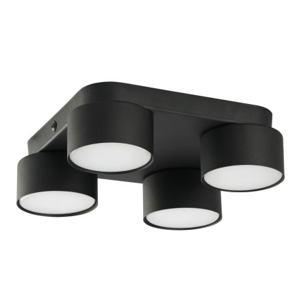 SPACE BLACK Felületre szerelhető mennyezeti lámpa fekete Modern 4xGX53 3401 TK Lighting