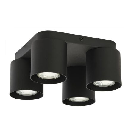 VICO BLACK spot felületű mennyezeti lámpa fekete modern 4xGU10 3412 TK világítás