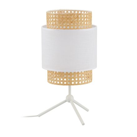 BOHO WHITE Éjszakai asztali lámpa Rattan White Boho Style E27 6565 TK Világítás