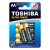 TOSHIBA ALPHA POWER LR6 AA 1,5 V alkáli elemek buborékcsomagolás 6 darab