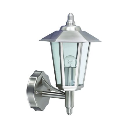 Kerti lámpa LED fali lámpa JUPITER E27 Top Lantern Silver Volteno