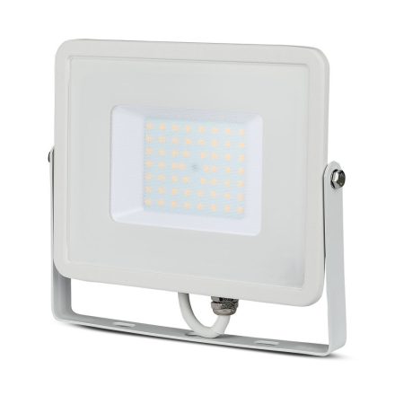 LED reflektor 50W 4000lm 6400K IP65 fehér Samsung Chip VT-50-1-W V-TAC