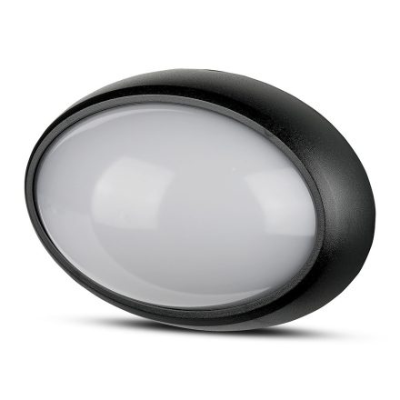 LED mennyezeti lámpa 8W 6400K 560lm IP54 kerek fekete VT-8014 V-TAC