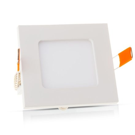 Süllyesztett süllyesztett LED panel 6W 3000K PREMIUM Square FLICKER FREE VT-607 V-TAC