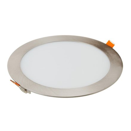 LED panel Süllyesztett Süllyesztett 18W 3000K SLIM Kerek Nikkel VT-1807SN V-TAC