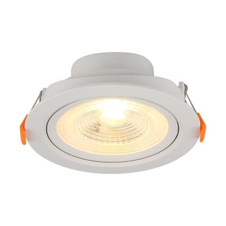 LED spot Süllyesztett lámpatest 7W 3000K fix fehér VT-8407 V-TAC