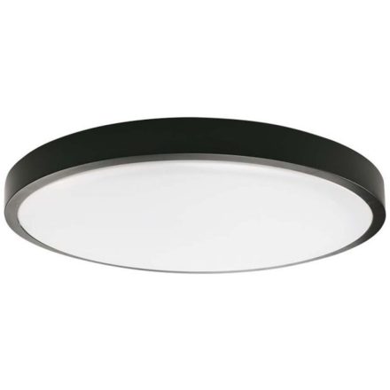 Mennyezeti LED fürdőszobai panellámpa 18W 1800lm 4000K IP44 23cm kerek fekete